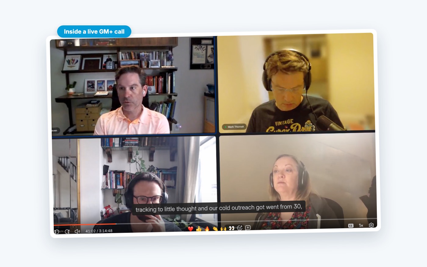 A live GM+ workshop call