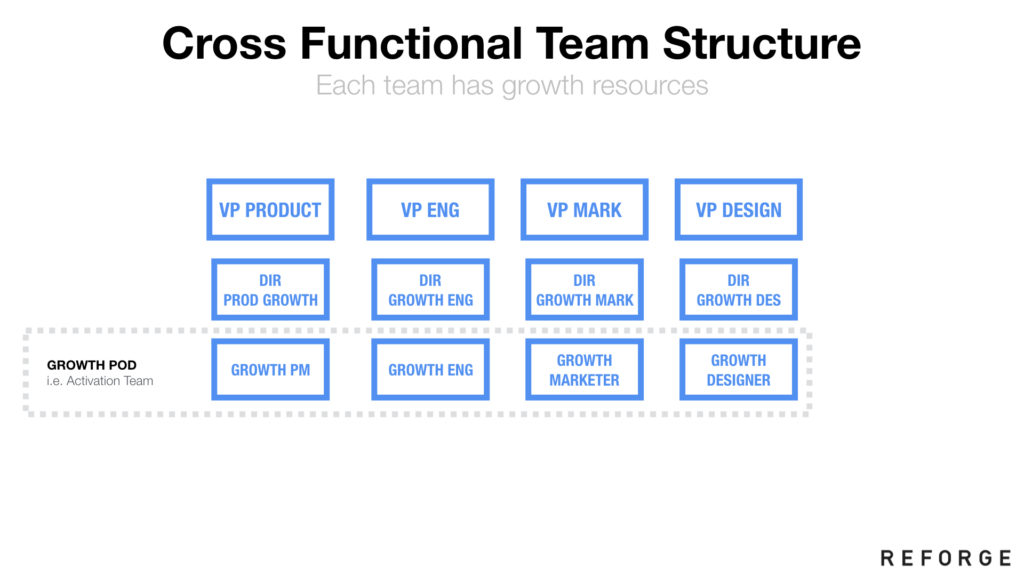 What is growth marketing team structure