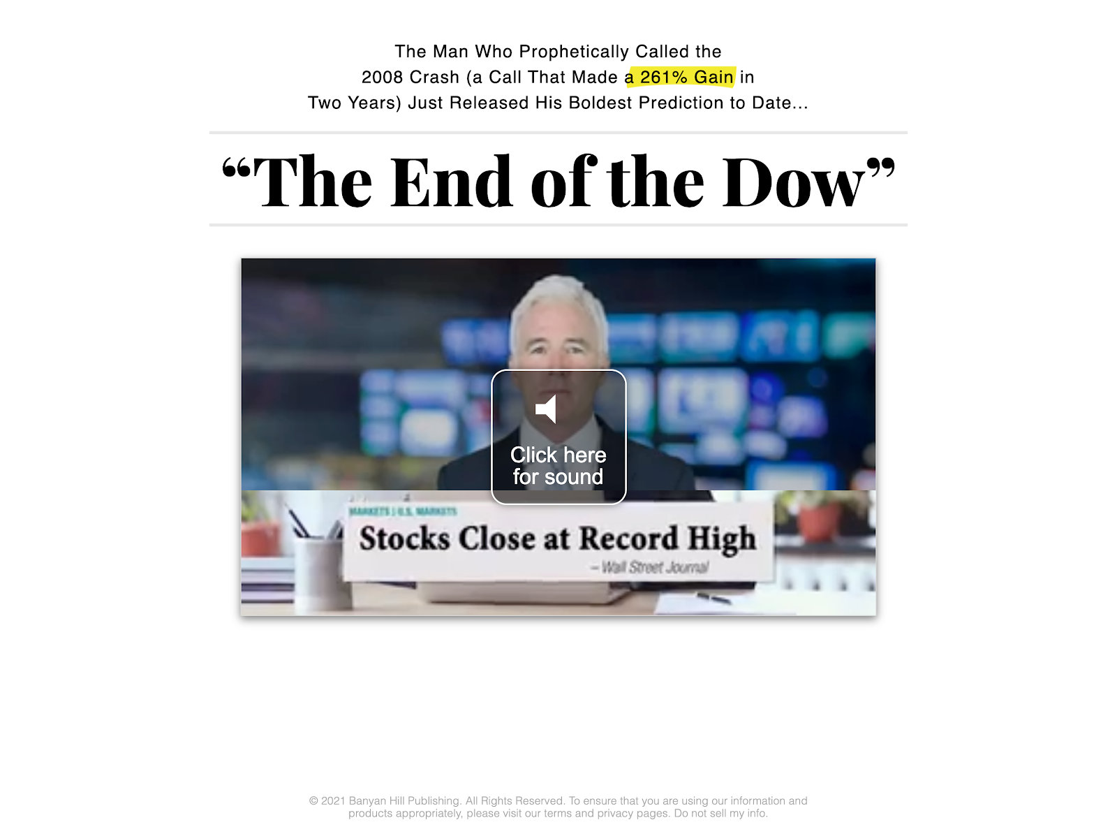 An example of a VSL content type