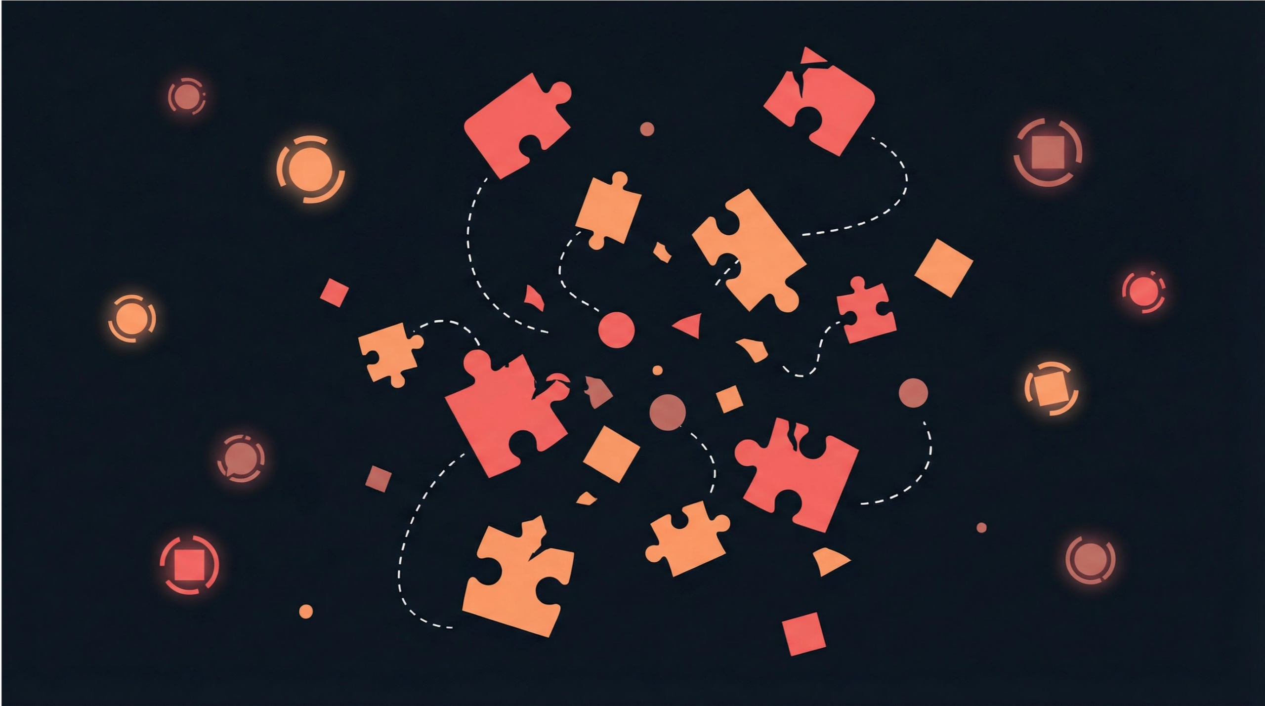 Disconnected tactics — scattered, random efforts