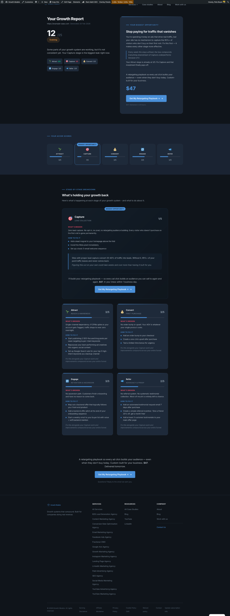 Sample Growth Report
